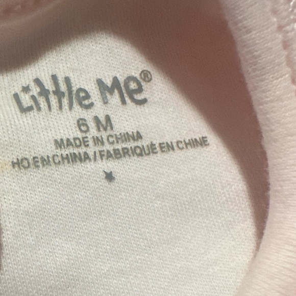 NEW!! Little Me Princess Pink Outfit Baby Girl 6 Month Never Worn Summer/Spring - Picture 4 of 6